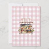 フレッシュオフザマーケットファーマーズマーケットブライダルシャワー 招待状 (裏面)