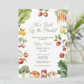 フレッシュオフザマーケットファーマーズマーケットブライダルシャワー 招待状