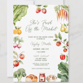 フレッシュオフザマーケットファーマーズマーケットブライダルシャワー 招待状
