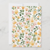 フレッシュオフザマーケットファーマーズマーケットブライダルシャワー 招待状 (裏面)