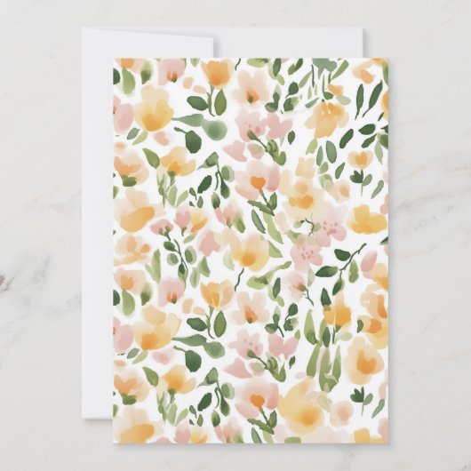 フレッシュオフザマーケットファーマーズマーケットブライダルシャワー 招待状 (裏面)