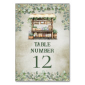 フレッシュオフザマーケットファームスタンドブライダルシャワー テーブルナンバー (裏面)