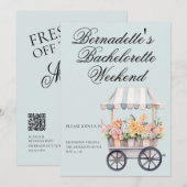 フレッシュオフザマーケットフラワーカートバッハパーティー 招待状 (正面/裏面)