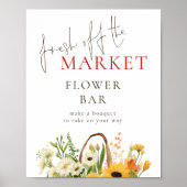 フレッシュオフザマーケットフラワーバーブライダルシャワー ポスター (正面)