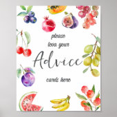 フレッシュオフザマーケットフルーツブライダルシャワーアドバイス ポスター (正面)