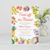 フレッシュオフザマーケットフルーツブライダルシャワー 招待状 (スタンド正面)