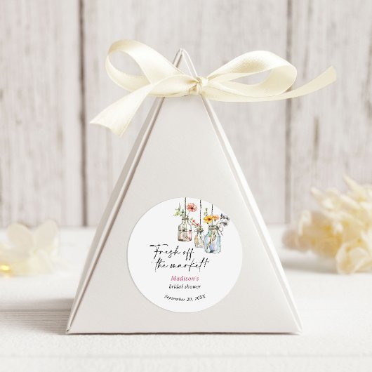 フレッシュオフザマーケットフローラジャーブライダルシャワー ラウンドシール