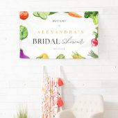 フレッシュオフザマーケットブライダルシャワーバナー 横断幕 (インサイチュ)