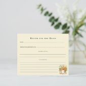 フレッシュオフザマーケットブライダルシャワーレシピカード (スタンド正面)