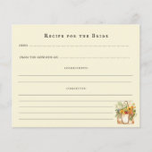 フレッシュオフザマーケットブライダルシャワーレシピカード (正面)