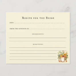 フレッシュオフザマーケットブライダルシャワーレシピカード