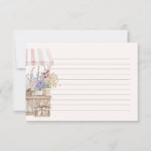 フレッシュオフザマーケットプロヴァンスブライダルレシピカード 招待状 (裏面)