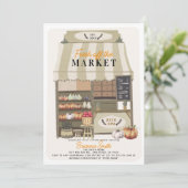 フレッシュオフザマーケット秋ストアフロントブライダルシャワー 招待状 (スタンド正面)
