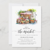 フレッシュオフザマーケット農家ブライダルシャワー 招待状 (正面)