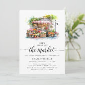 フレッシュオフザマーケット農家ブライダルシャワー 招待状 (スタンド正面)