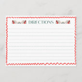 フレッシュオフザマーケット ブライダルシャワーレシピ エンクロージャーカード (裏面)