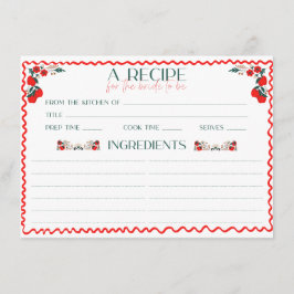 フレッシュオフザマーケット ブライダルシャワーレシピ エンクロージャーカード