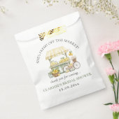 フレッシュオフ市場の夏の柑橘系ブライダルシャワー フェイバーバッグ (封をした状態)