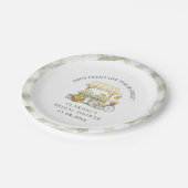 フレッシュオフ市場の夏の柑橘系ブライダルシャワー ペーパープレート (アングル)