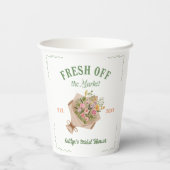 フレッシュオフ市場ファーマーズマーケットブライダルシャワー 紙コップ (裏面)