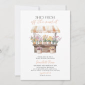 フレッシュオフ市場フラワーマーケットブライダルシャワー 招待状 (正面)