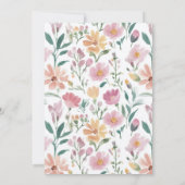 フレッシュオフ市場フラワーマーケットブライダルシャワー 招待状 (裏面)