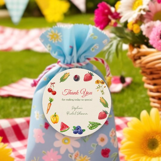 フレッシュオフ市場ブライダルシャワーありがとう フェイバータグ