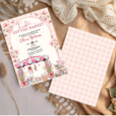 フレッシュオフ市場ブライダルシャワー美学 招待状