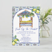 フレッシュオフ市場レモイタリアンンブライダルシャワー 招待状 (スタンド正面)