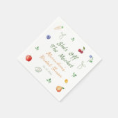 フレッシュオフ・ザ・マーケットブライダルシャワー スタンダードカクテルナプキン (角)