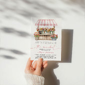 フレッシュオフ・ザ・マーケットブライダルシャワー 招待状