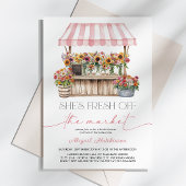 フレッシュオフ・ザ・マーケットブライダルシャワー 招待状
