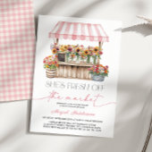 フレッシュオフ・ザ・マーケットブライダルシャワー 招待状