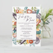 フレッシュオフ・ザ・マーケットブライダルシャワー 招待状 (スタンド正面)