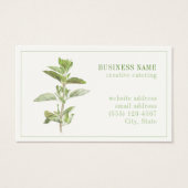 フレッシュオレガノオセアナビジネスカード (正面)