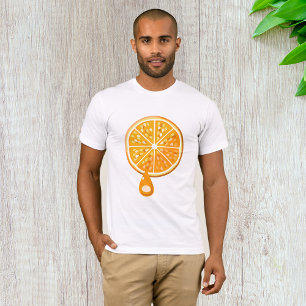 フレッシュオレンジのメンズTシャツ Tシャツ