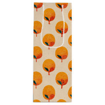 フレッシュオレンジイラストレーションワイン