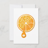 フレッシュオレンジ招待状 招待状 (正面)