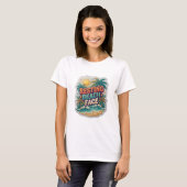 フレッシュオレンジRESTING+BEACH+FACE Tシャツ (正面フル)