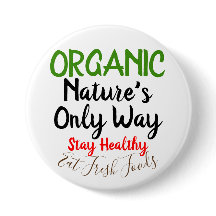 フレッシュオーガニックフーズ丸ボタンピン