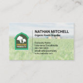 フレッシュオーガニック/ファームとトラクターの名刺 名刺 (正面)