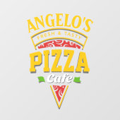 フレッシュカスタマイズホットピザカフェレストラン ウィンドウサイン (シート)