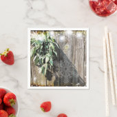 フレッシュカットのセージ納木のスノーフレークトゥインクルライト スタンダードカクテルナプキン (インサイチュ)