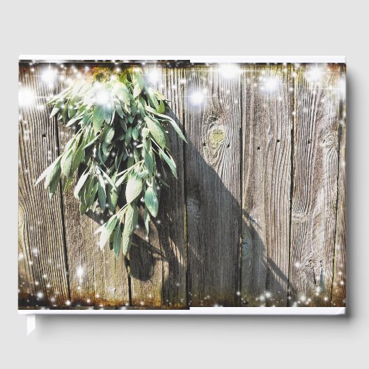 フレッシュカットのセージ バーンワッド トゥインクル ライト ゲストブック (正面)