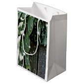 フレッシュカットのセージBarn-wood Twinkle Lights ミディアムペーパーバッグ (裏面アングル)