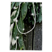 フレッシュカットのセージBarn-wood Twinkle Lights ミディアムペーパーバッグ (裏面)