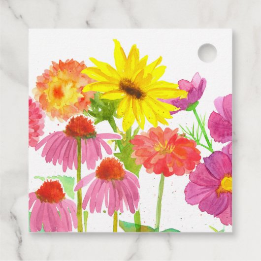 フレッシュカットフラワーズブーケラベルファームスタンドラベル フェイバータグ (裏面)