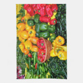 フレッシュカラフルペッパー用タオル キッチンタオル (縦)