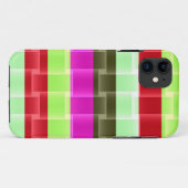 フレッシュカラーストライプデザイン Case-Mate iPhoneケース (裏面(横))