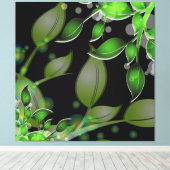 フレッシュガーデン離れズオンブラックキャンバスプリント キャンバスプリント (インサイチュ (ウッドフロア))